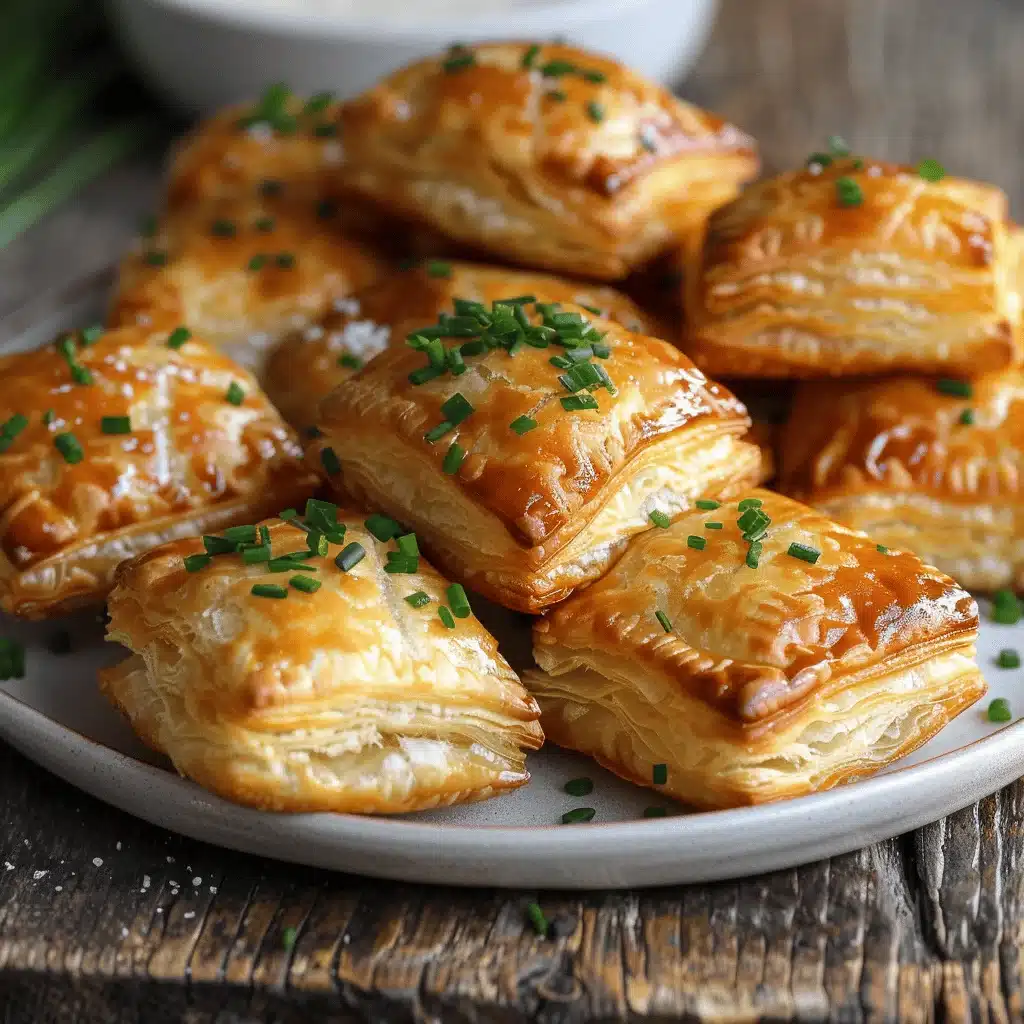 Cheddar and Chive Puff Pastry Bites - featured image