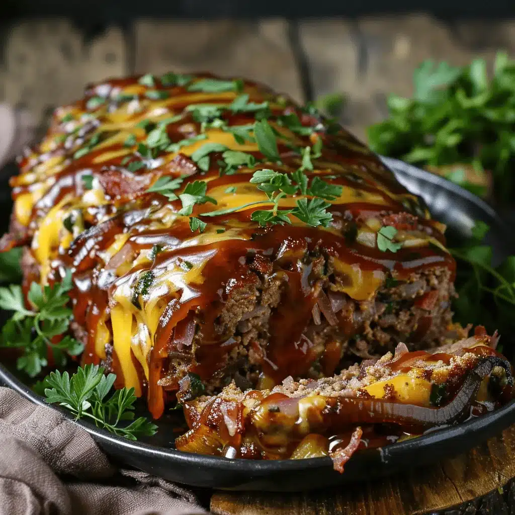 Cheesy BBQ Bacon Meatloaf preparation steps
