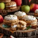 cinnamon caramel apple whoopie pies - featured image