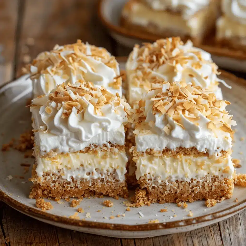 Coconut Cream Pie Bars preparation steps