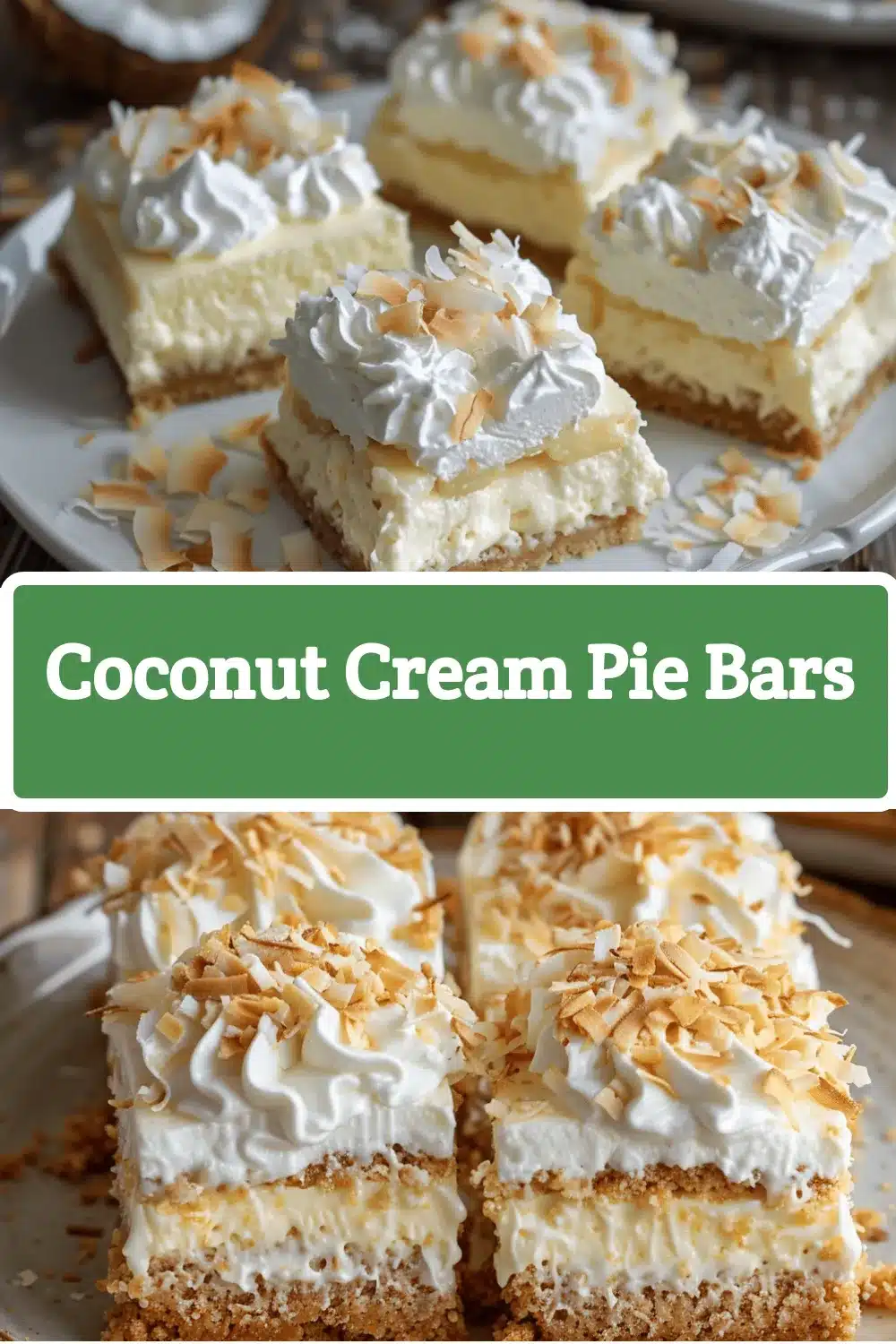 Coconut Cream Pie Bars recipe