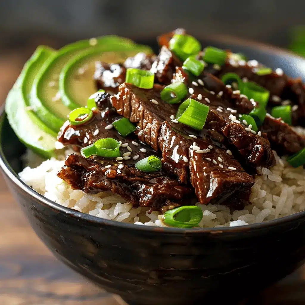 Korean BBQ Beef Bowls preparation steps