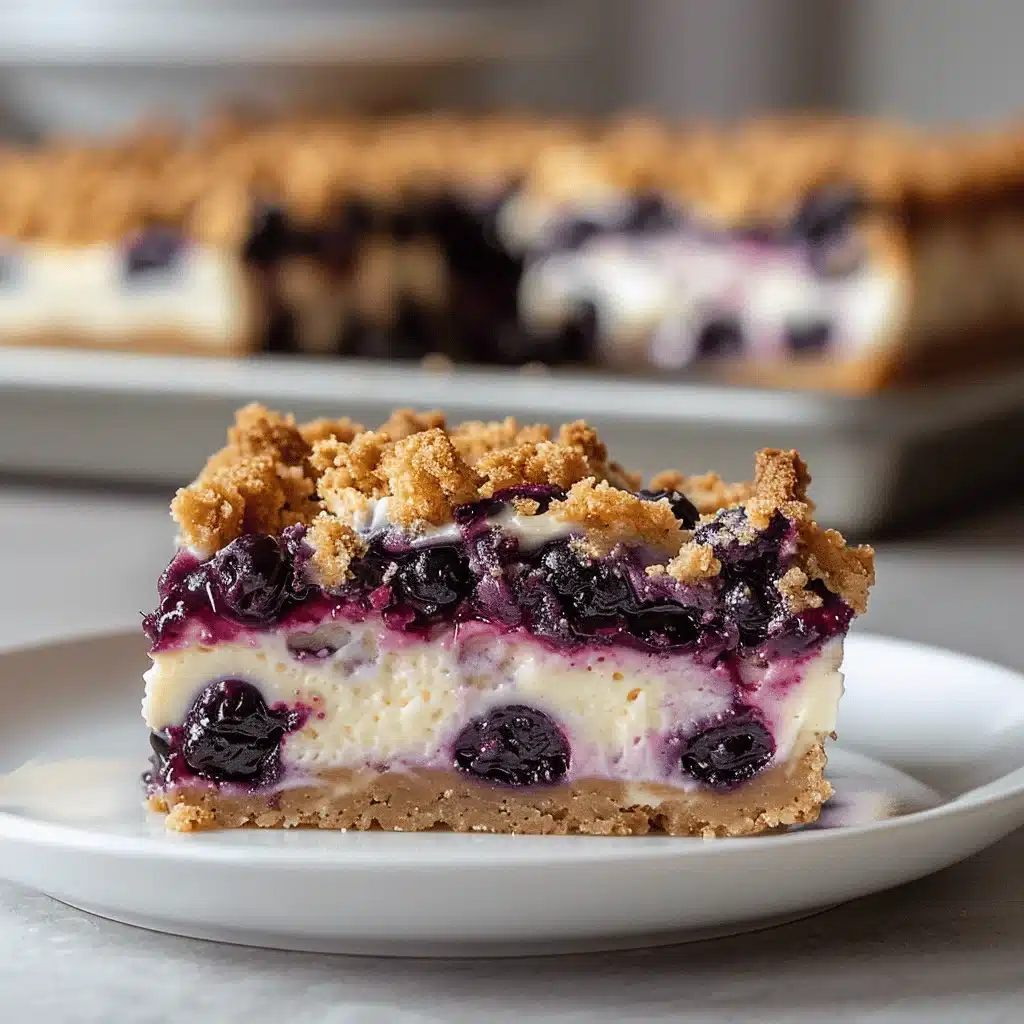 Lemon Blueberry Cheesecake Bars - featured image