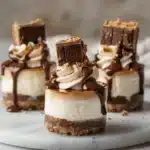 Mini Snickers Cheesecakes - featured image