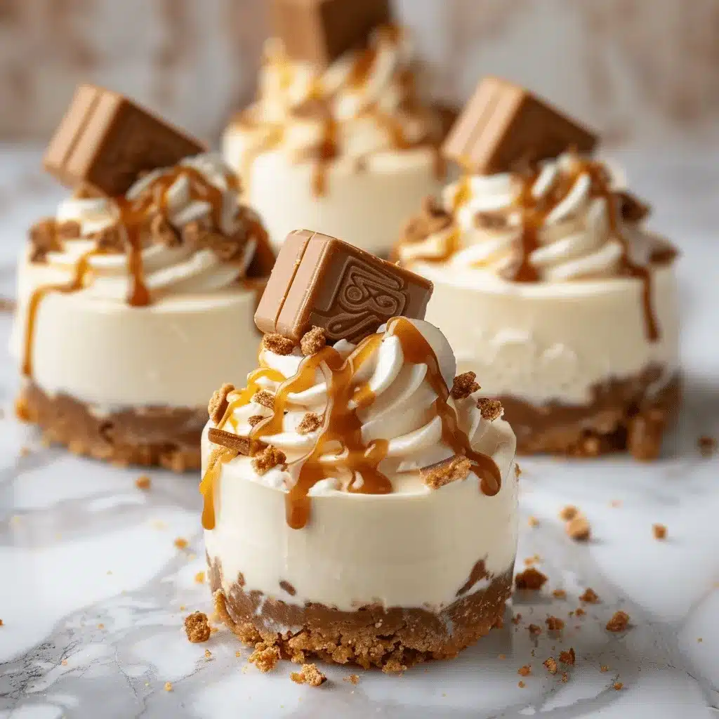 Mini Snickers Cheesecakes preparation steps