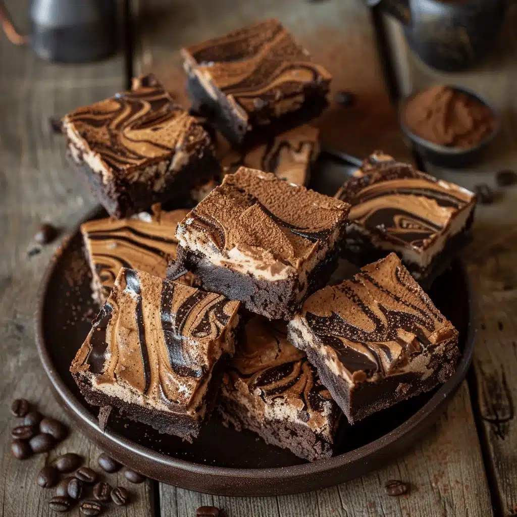 Mocha Swirl Cheesecake Brownies - featured image