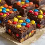 Monster Cookie Dough Brownies - featured image