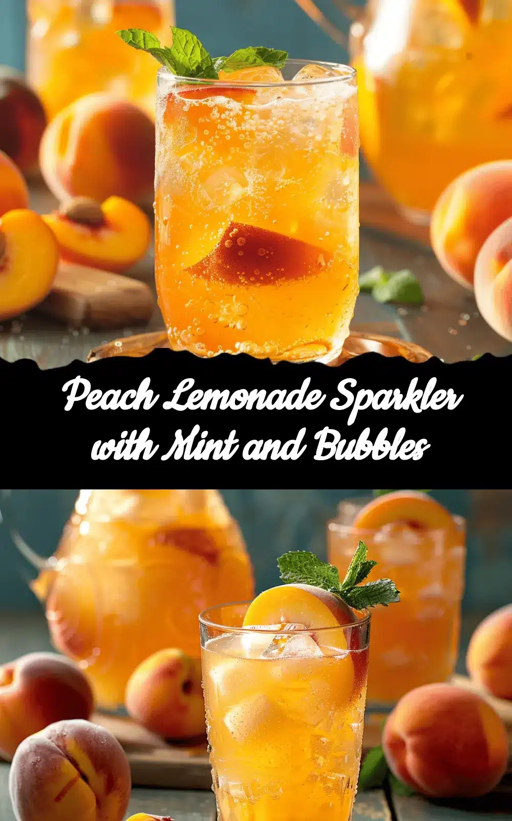 peach lemonade sparkler recipe