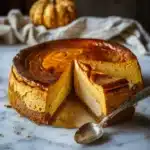 pumpkin spice Basque cheesecake - featured image