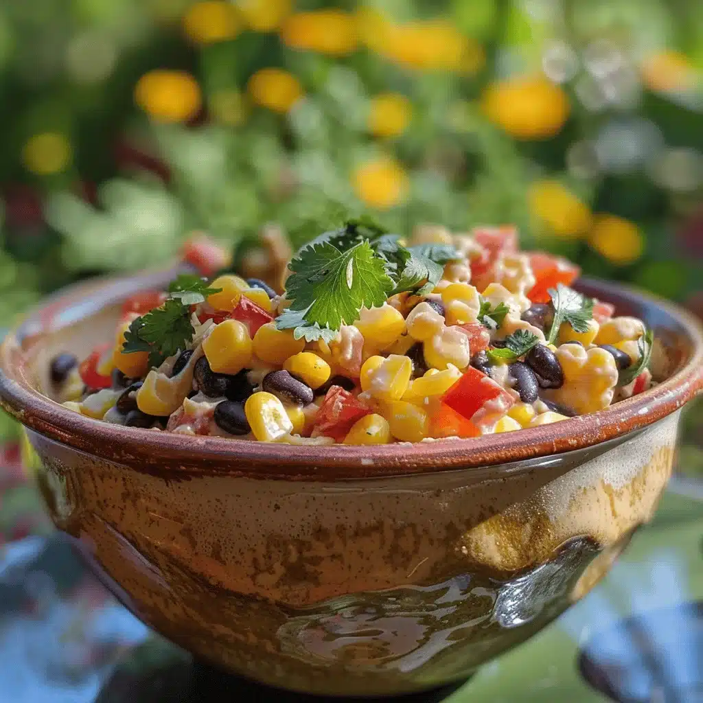Southwest corn and black bean dip - featured image