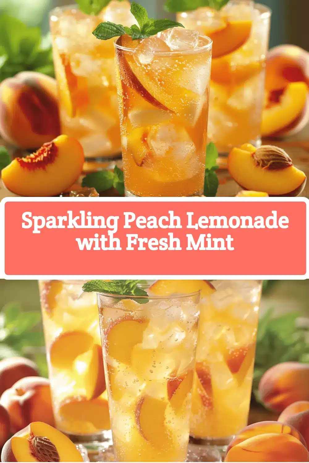 sparkling peach lemonade recipe