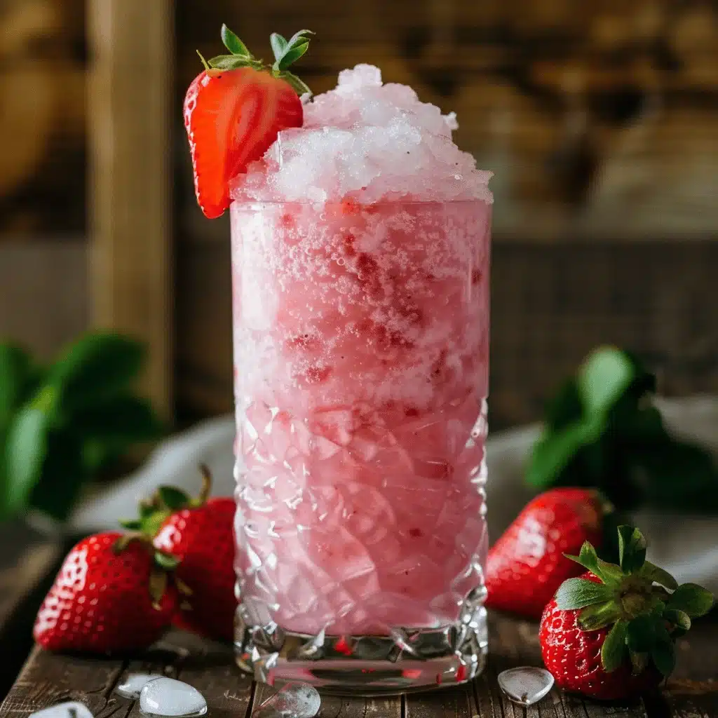 strawberry coconut mocktail - featured image