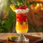 Tropical Fruit Punch Mocktail - featured image