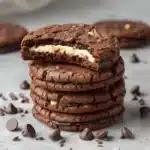 Ultimate Brownie Batter Stuffed Cookie Sandwiches - featured image