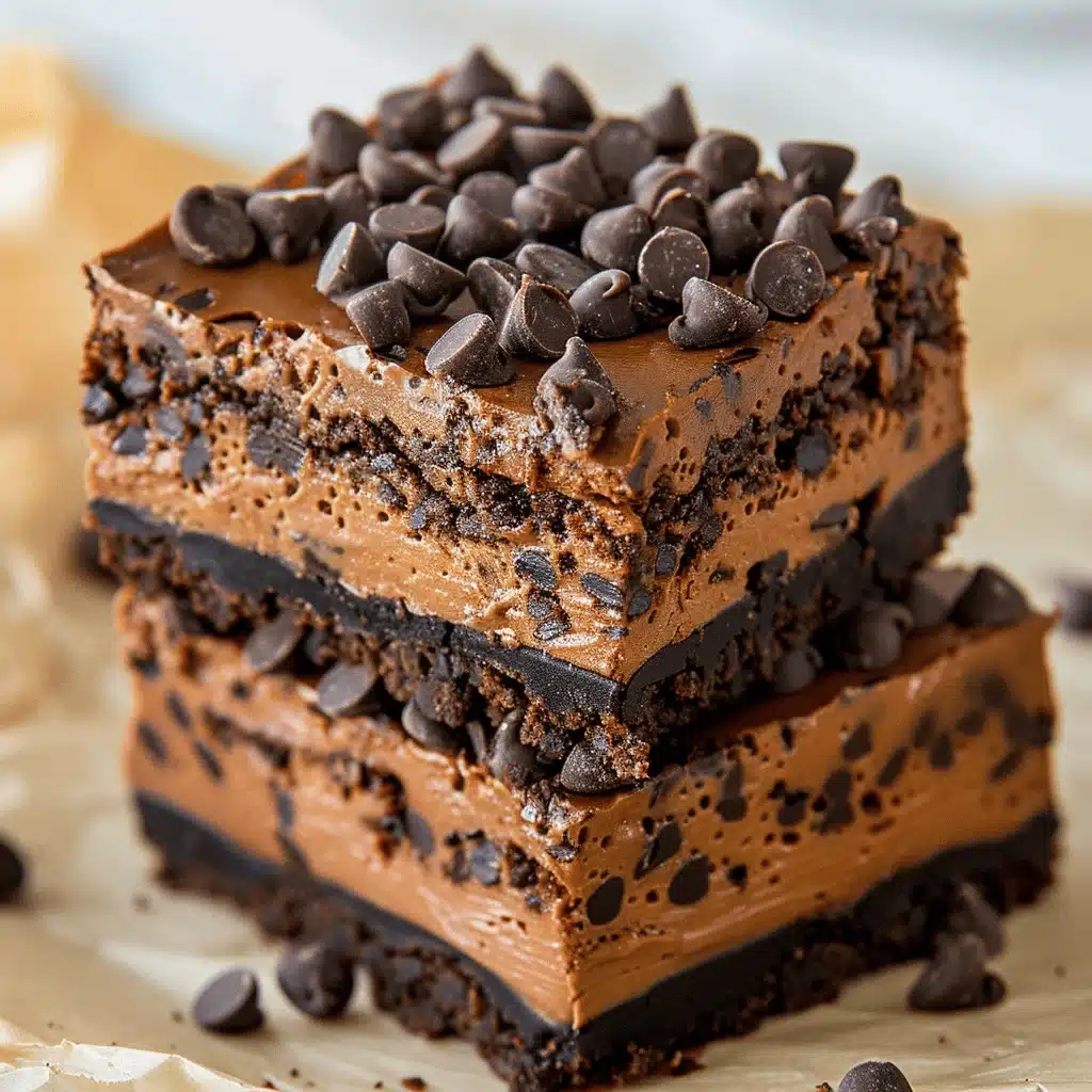 ultimate death by chocolate cheesecake bars - featured image