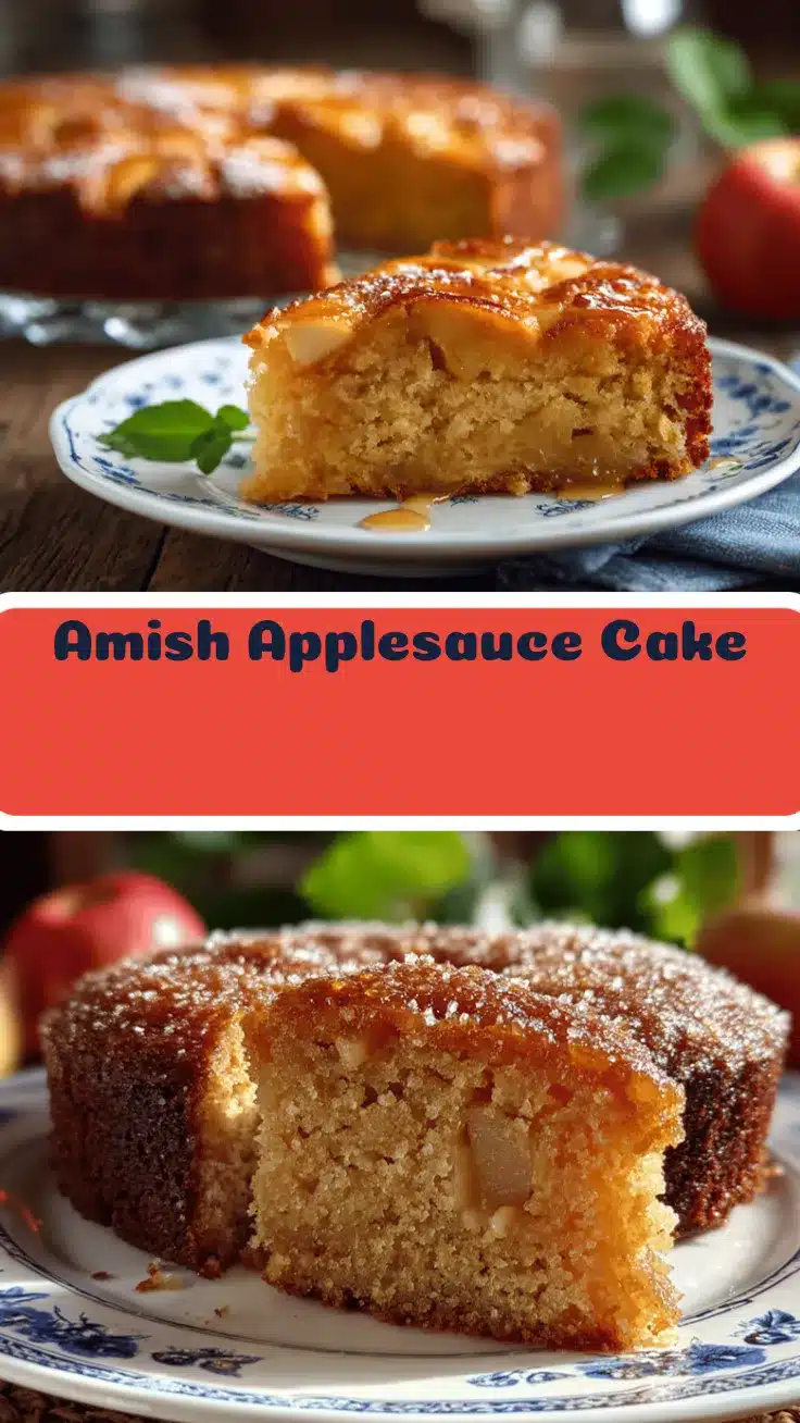 Amish applesauce cake recipe