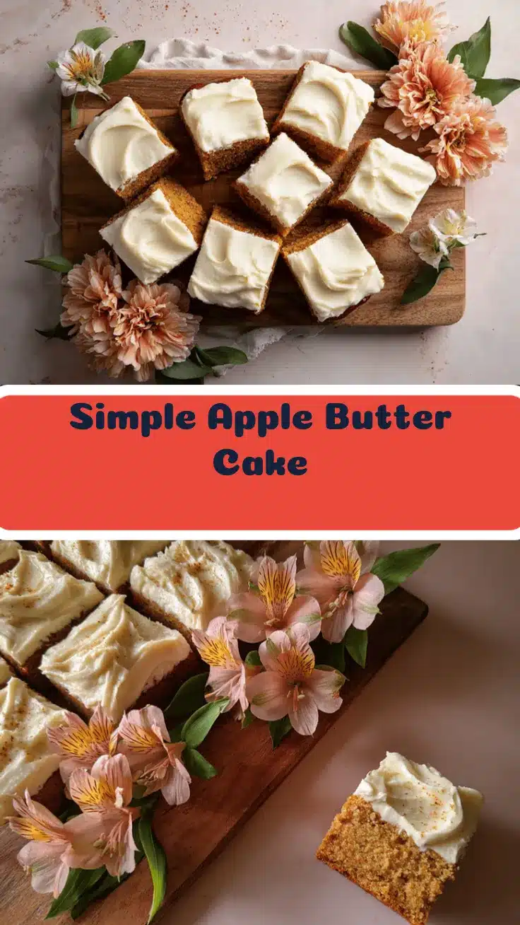 apple butter cake squares recipe
