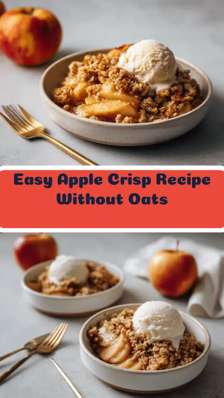 apple crisp recipe without oats recipe