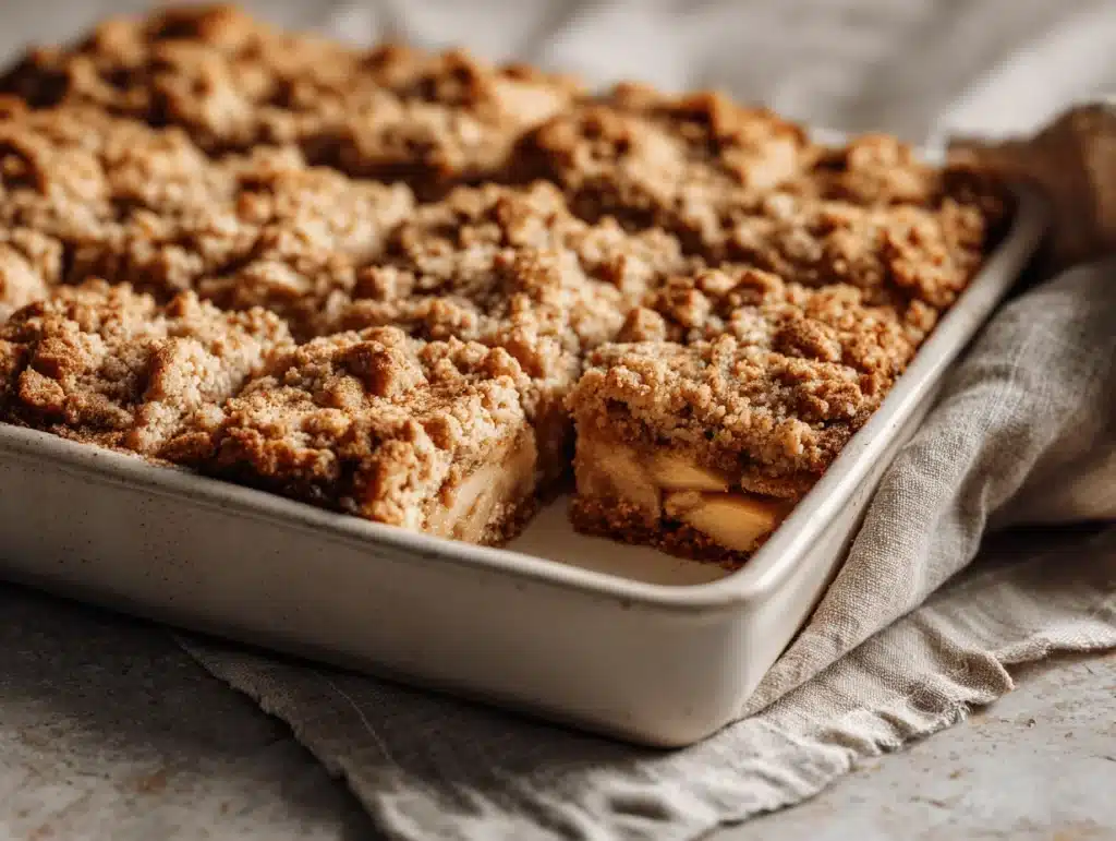 apple pie bars - featured image