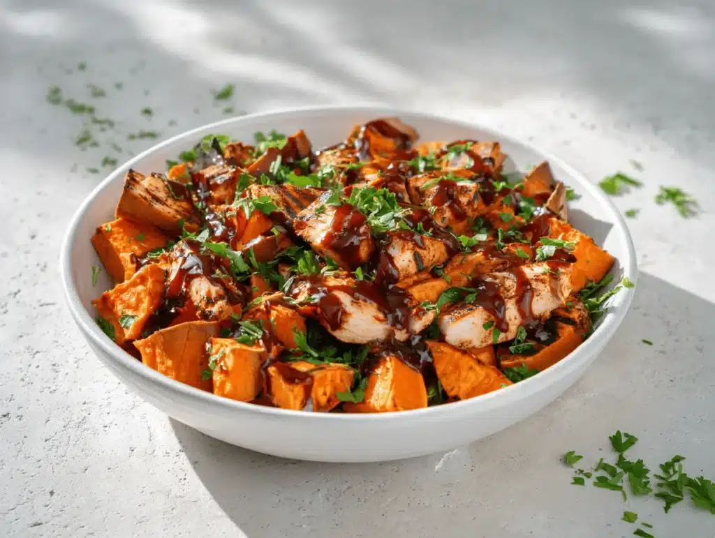 BBQ Chicken Sweet Potato Bowl - featured image