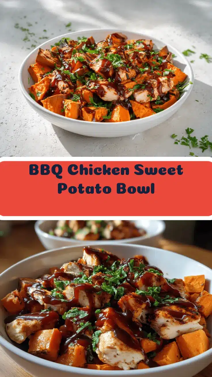 BBQ Chicken Sweet Potato Bowl recipe