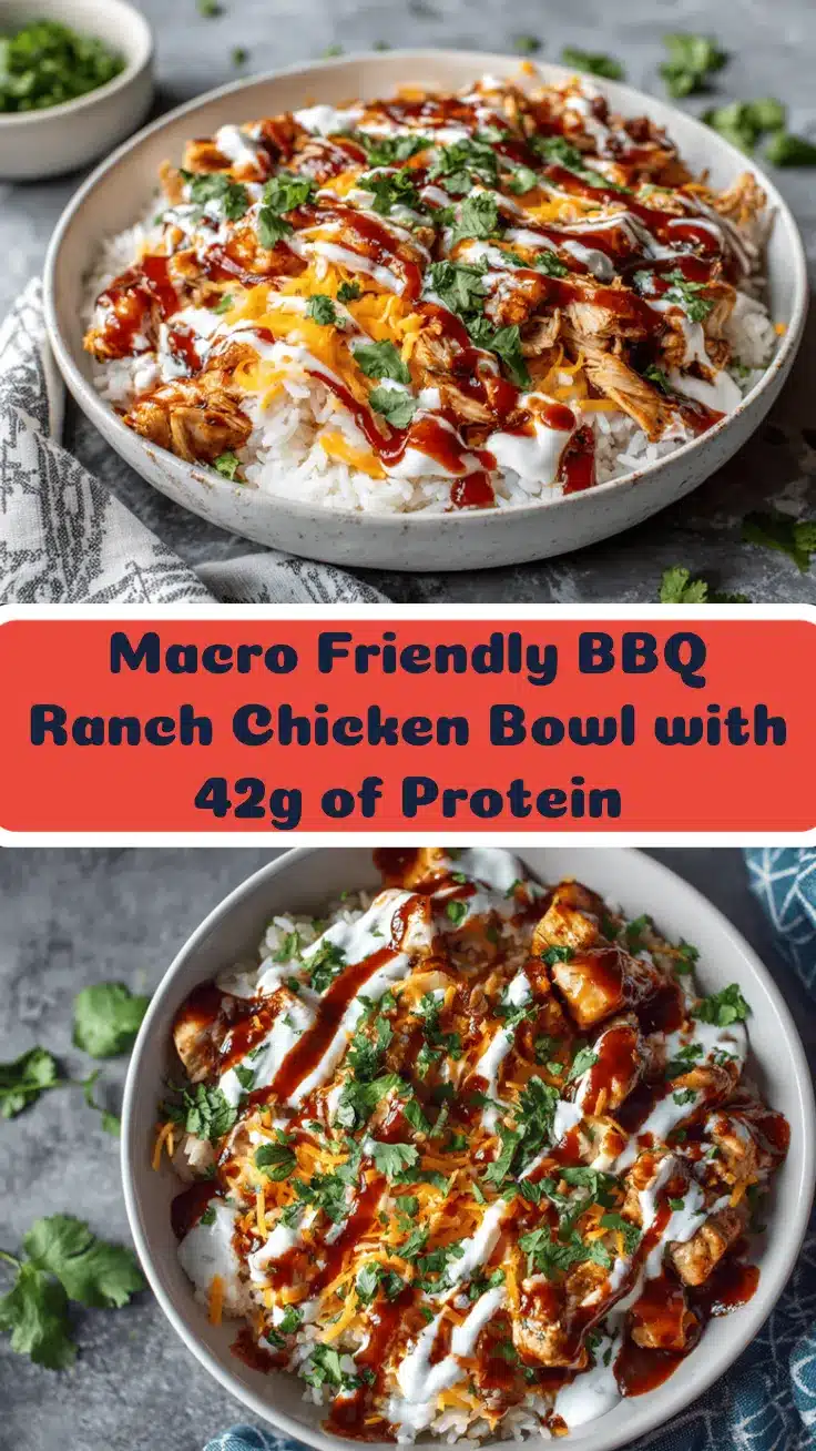 BBQ Ranch Chicken Bowl recipe