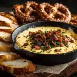 beer cheese dip with bacon - featured image