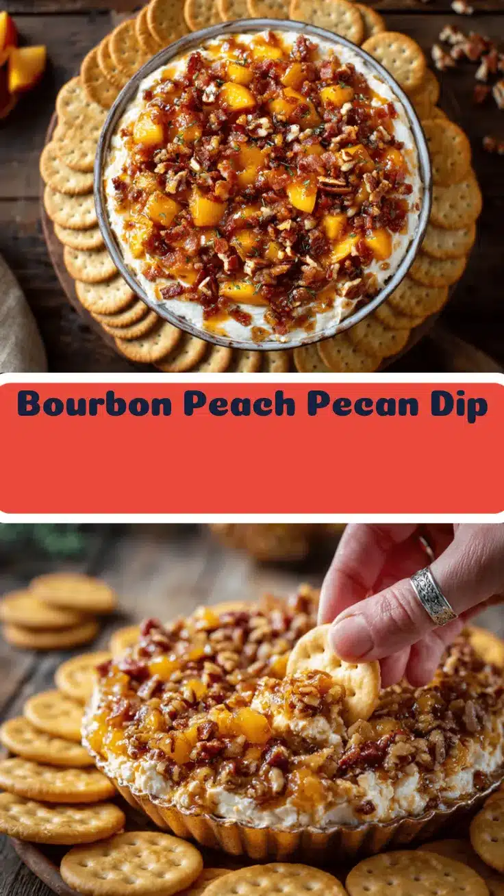 bourbon peach pecan dip recipe