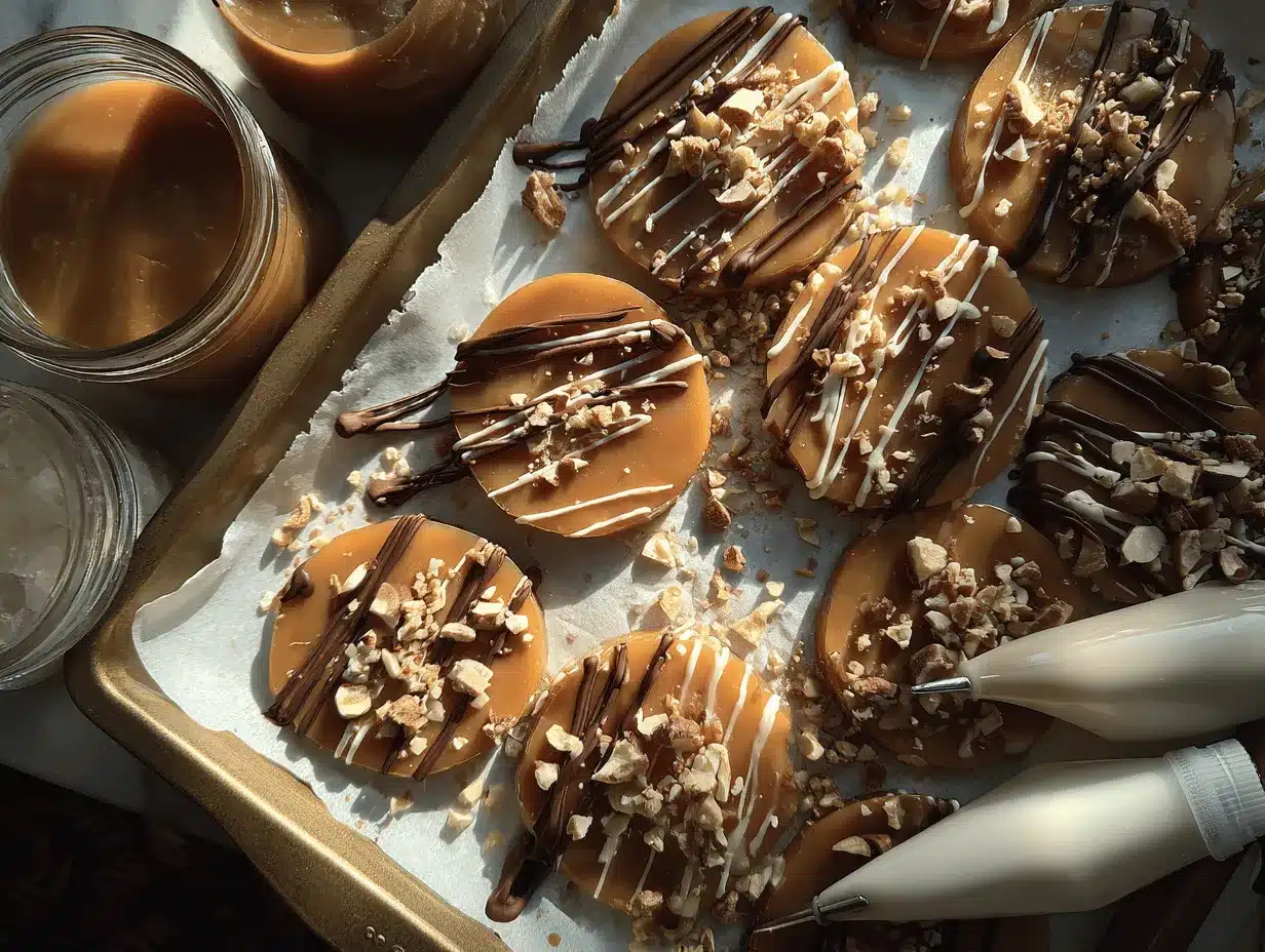 caramel apple slices preparation steps