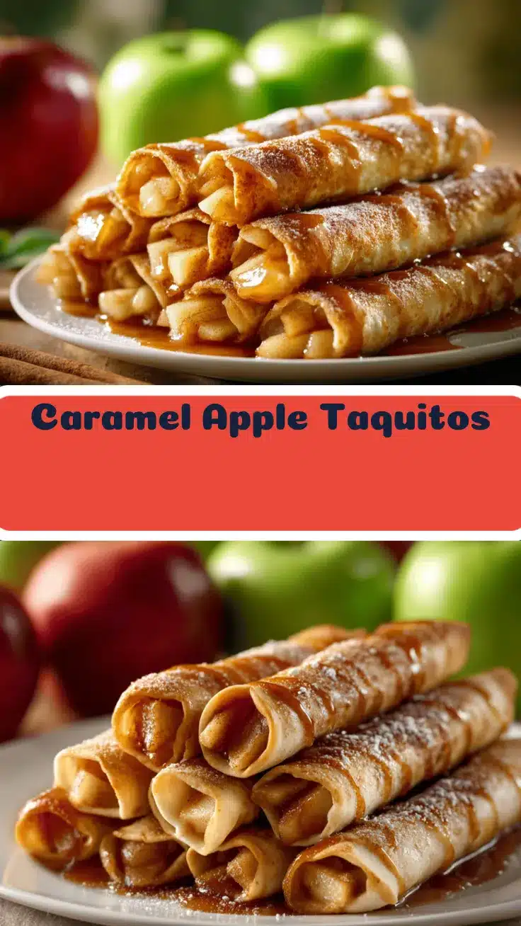 caramel apple taquitos recipe