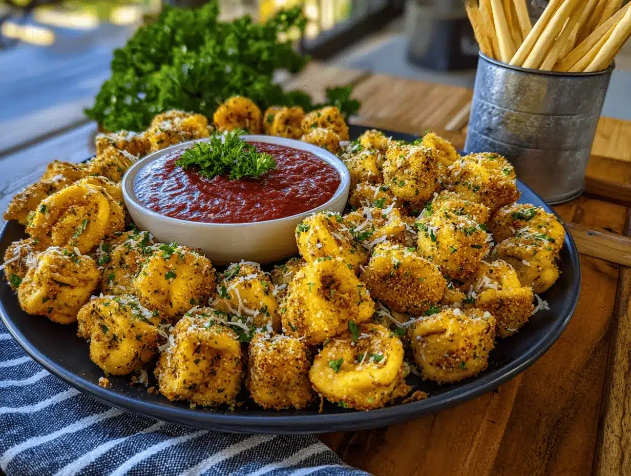 cheese tortellini party snacks preparation steps