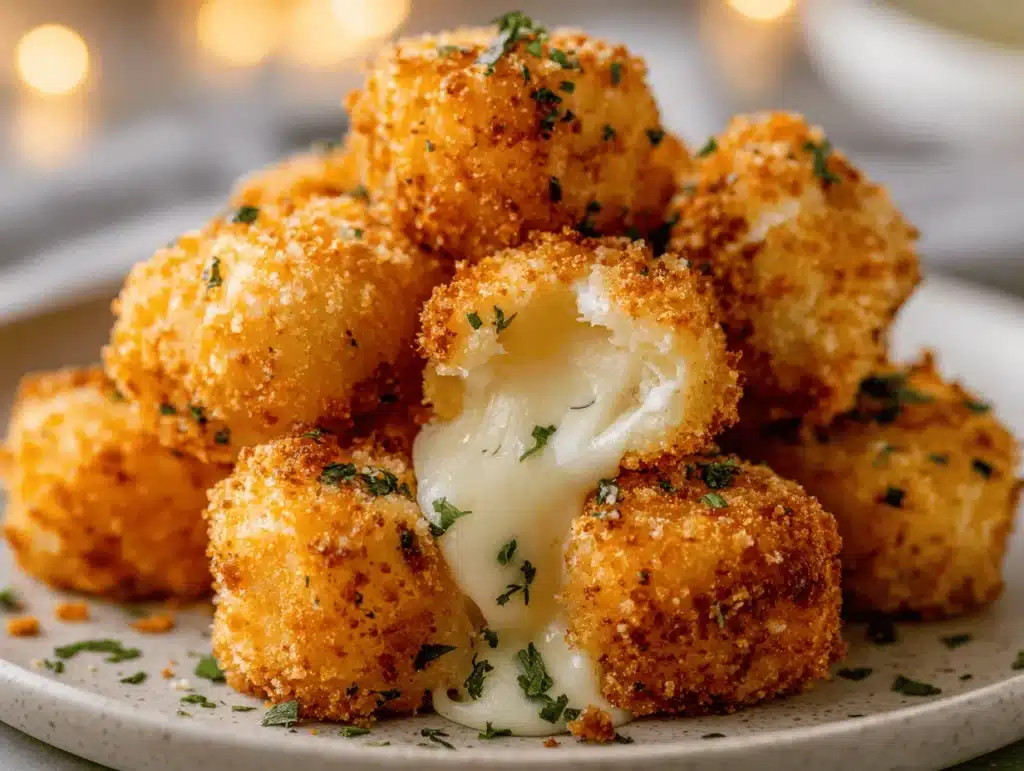 Cheesy Parmesan Mozzarella Bites - featured image