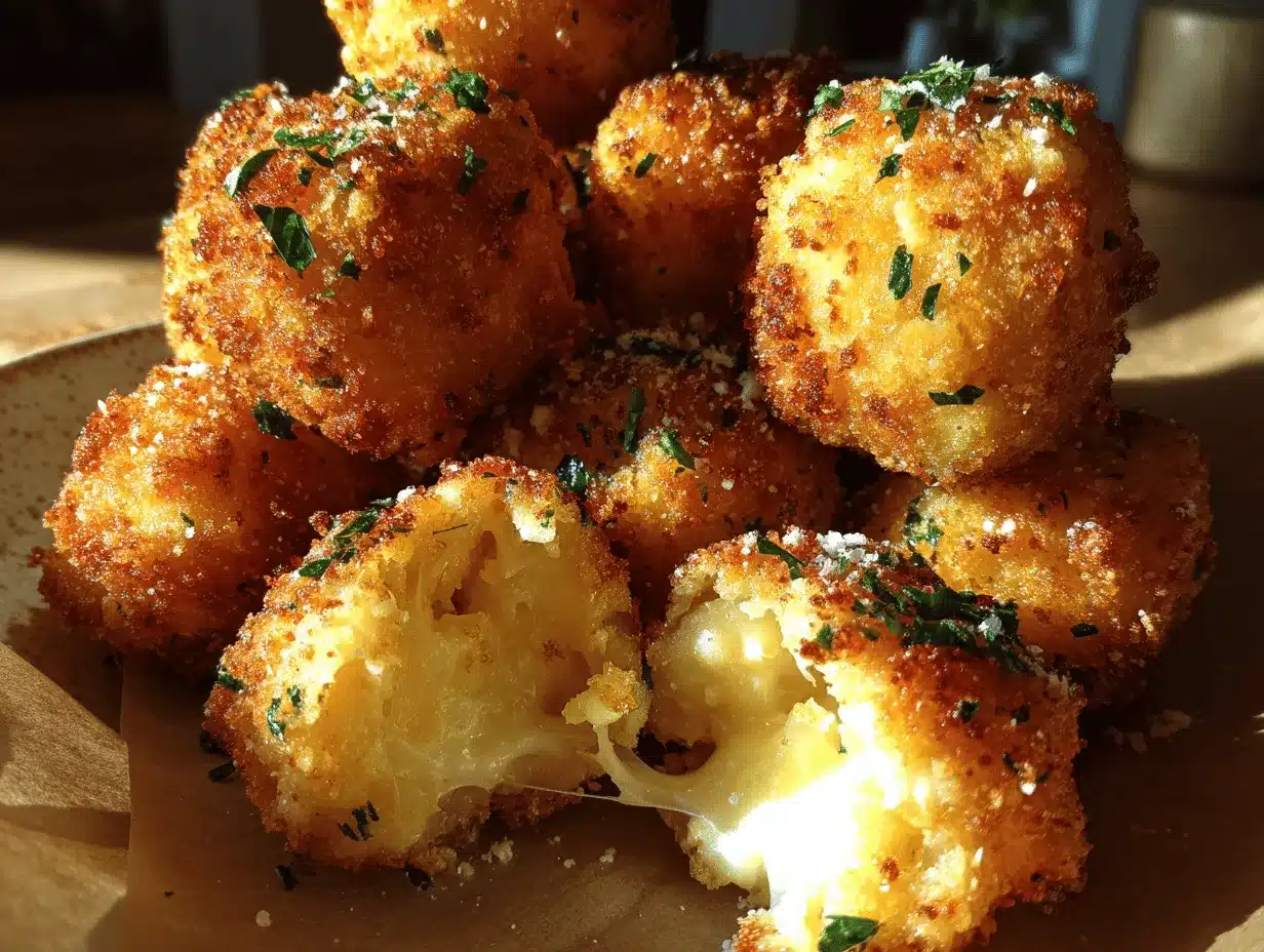 Cheesy Parmesan Mozzarella Bites preparation steps