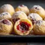 cherry pie bites - featured image