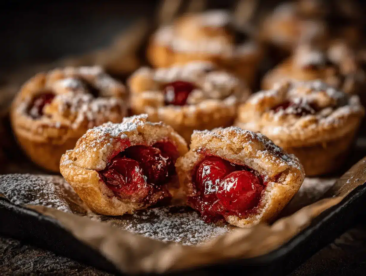 cherry pie bites preparation steps