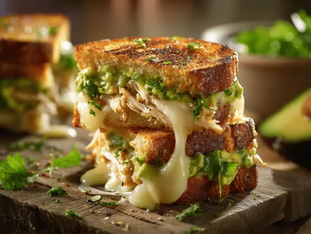 chicken avocado melt - featured image