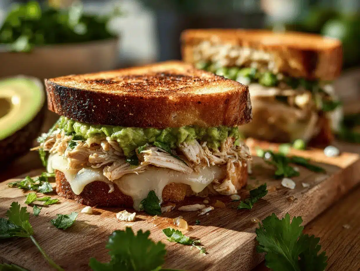 chicken avocado melt preparation steps