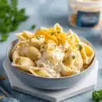 cottage cheese mac and cheese - featured image