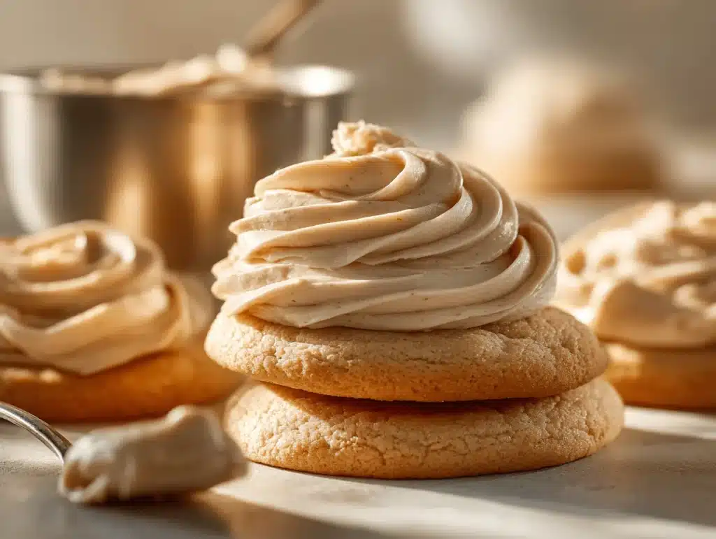 creamy apple butter icing - featured image