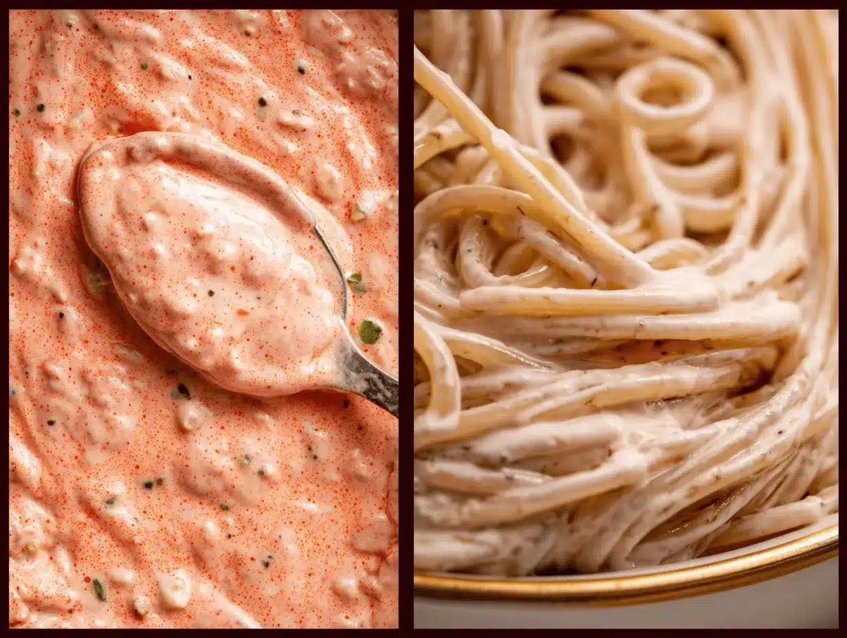 creamy cottage cheese tomato basil sauce preparation steps