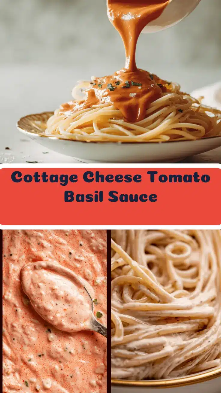 creamy cottage cheese tomato basil sauce recipe