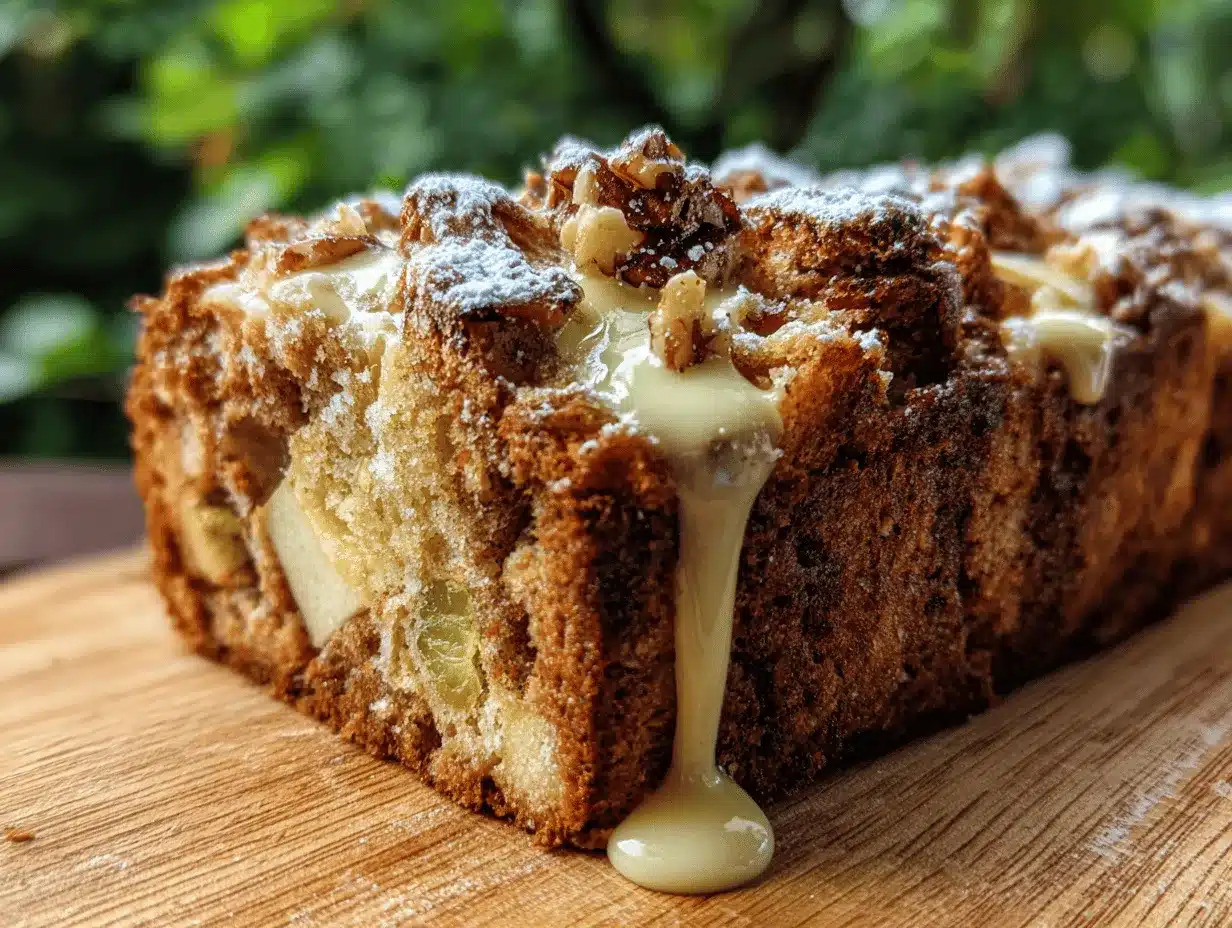 Dutch apple bread preparation steps