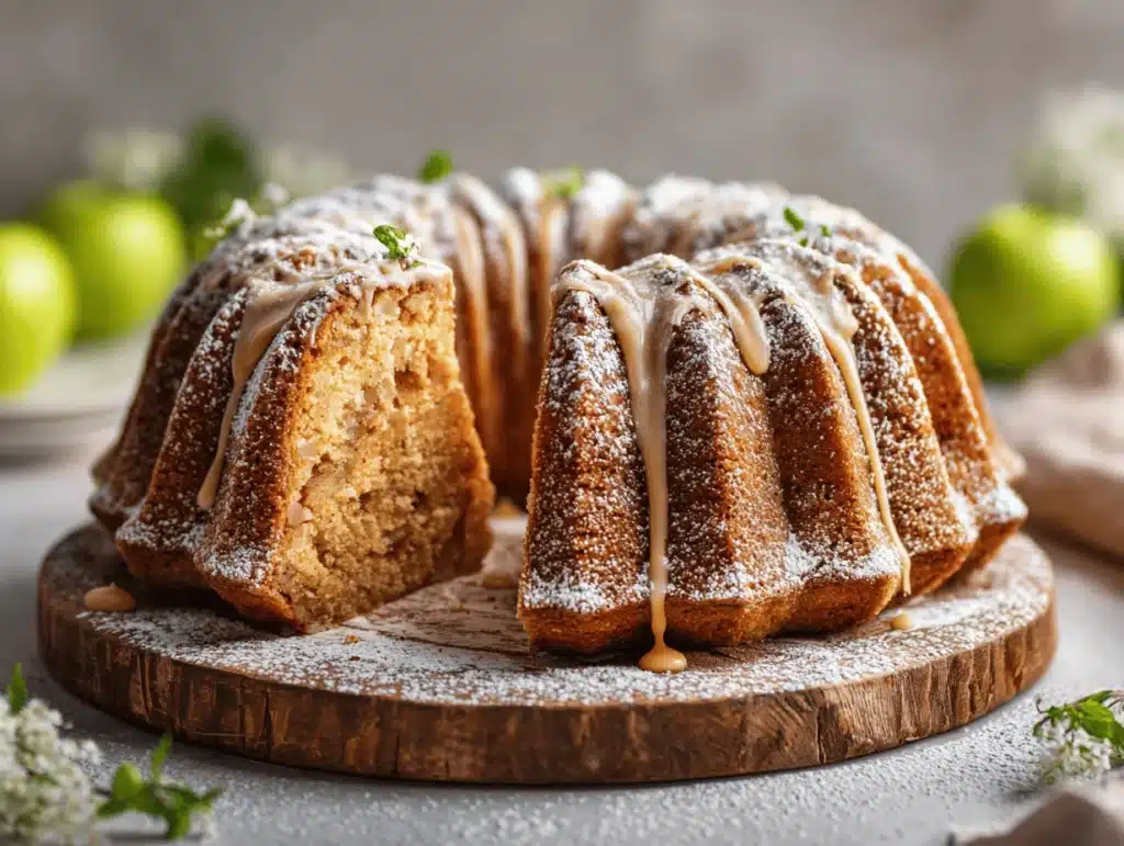 fresh apple Bundt cake - featured image