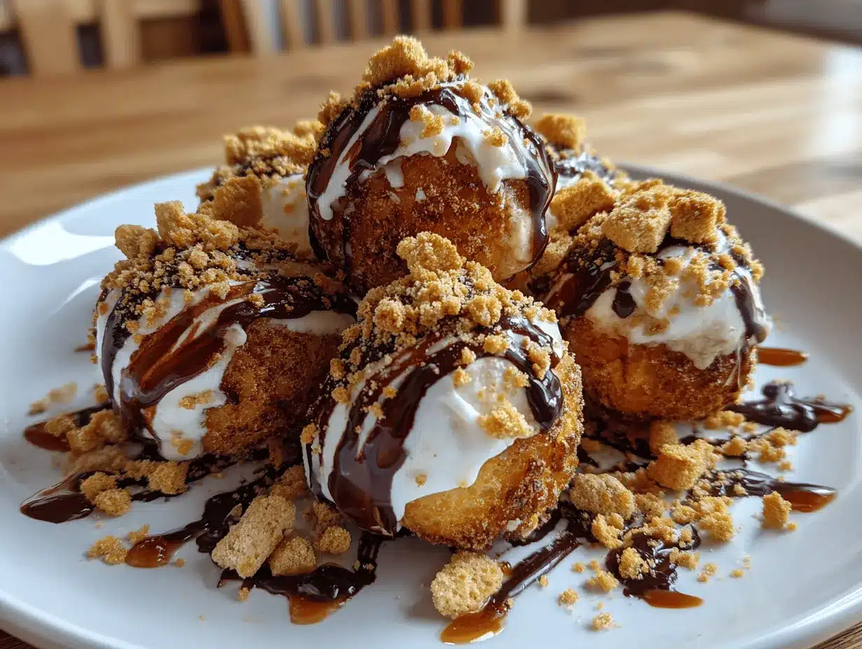 fried smores bombs preparation steps