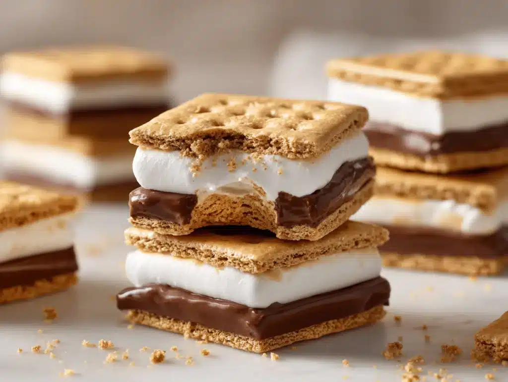 frozen smores recipe - featured image