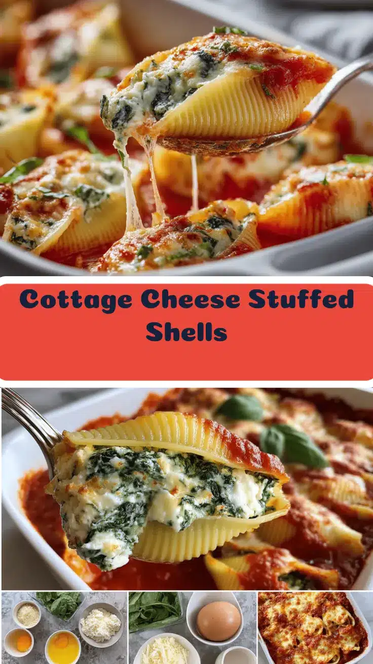 healthy cottage cheese stuffed shells recipe