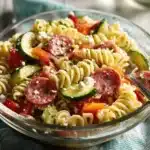 high-protein Italian pasta salad - featured image