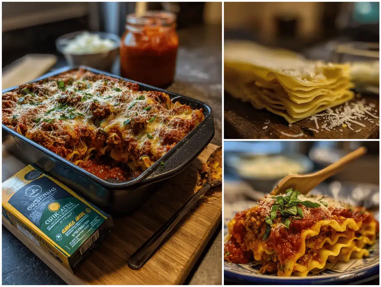 Italian Sausage Lasagna preparation steps