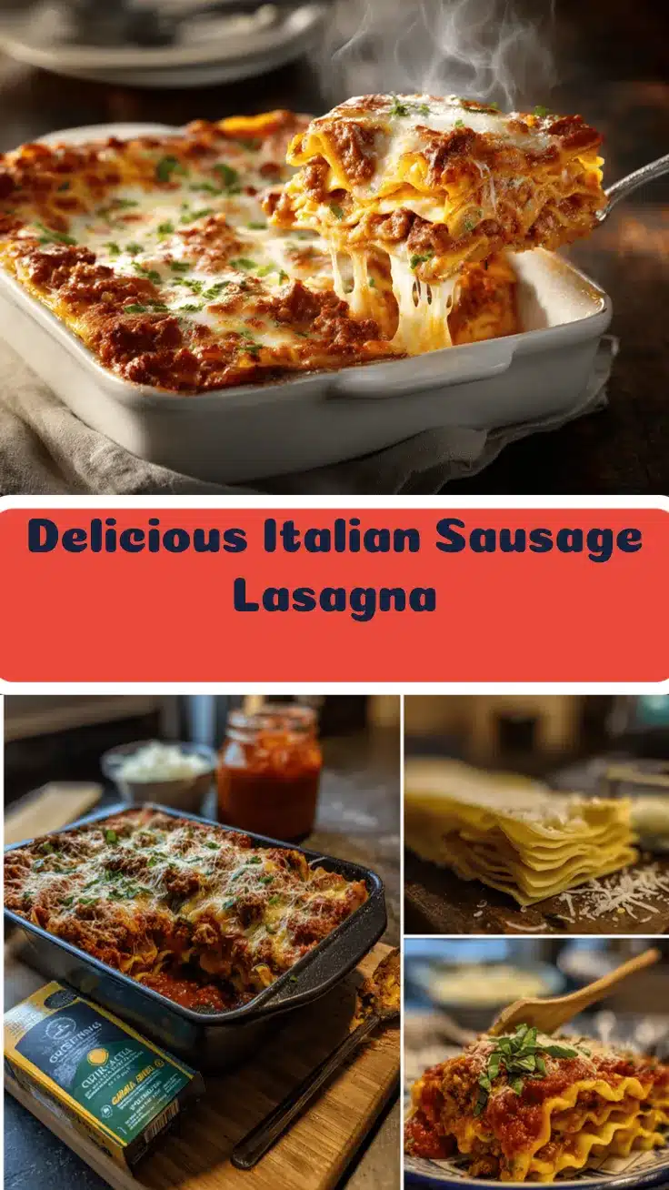 Italian Sausage Lasagna recipe