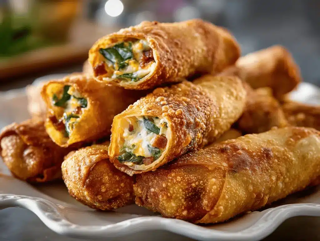 jalapeno popper egg rolls - featured image